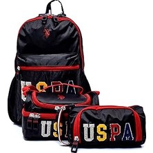 Nacario U.s. Assn. U.s. Polo. Assn. Erkek Çocuk Okul Seti PLSET737475,SIYAH Tek Ebat