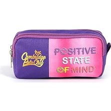 Nacario Cambridge Club Positive State Kız Çocuk Çift Bölme Kalemlik, Positive State, Mor, Kız Çocuk