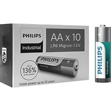 Nacario Philips LR6I10C/10 Endüstriyel Aa Pil – 10’lu Karton Kutu