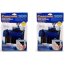 Nacario Penn-Plax Cascade 300 Gph Aktif Karbonlu Akvaryum Filtre Kartuşları, 3'lü Paket (2 Paketi)