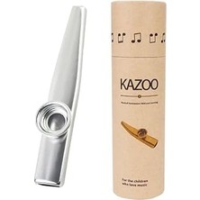 Nacario MK-01S Metal Kazoo Kutulu Alüminyum Alaşım Gri