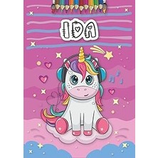 Nacario Ida: Personalized Coloring Book For Ida | Theme: Unicorn | Birthday Gift For Girl, Daughter ... | A