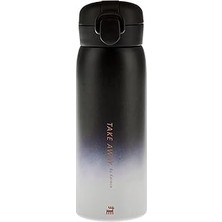 Nacario Skyfall Çeli̇k Sizdirmaz Termos 500 ml Si̇yah