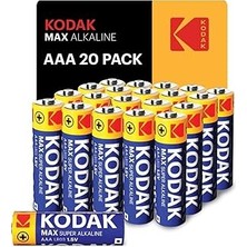 Nacario Kodak 20 Adet Alkalin Ince Pil-Aaa-Shrink