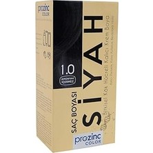 Nacario Prozi̇nc Color 1.0 Black - Amonyaksız Bitkisel Kalıcı Saç Boyası