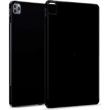 Nacario Psr Aksesuar Siyah 2020 (4.nesil) - Tablet Süper Silikon Kapak-Siyah Ipad 12.9