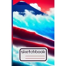 Nacario Independently Published Quaderno A5 Sketchbook: Copertina Volcano: Formato A5-108 Pagine Bianche Pe