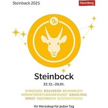 Nacario Steinbock Sternzeichenkalender 2025 - Tagesabreißkalender - Ihr Horoskop Für Jeden Tag: Tischkalend