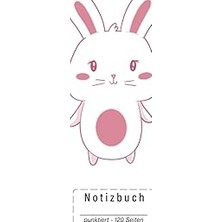 Nacario Notizbuch: Hase, Kaninchen | A5 (6x9), Punktiert, Mit Seitenzahlen Und Inhaltsverzeichnis, Softcove