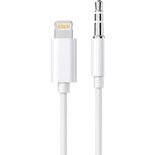 Nacario Pdateknoloji Lightning Aux Kablo 1m Beyaz YK-AX800