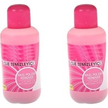 Nacario 2 Adet Aseton 100 ML+100 ml Pembe Oje Temizleyici