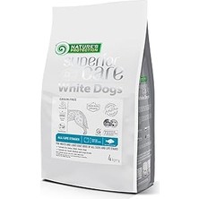 Nacario Nature's Protection Superior Care Beyaz Tüylü Köpekler Için Tahılsız Beyaz Balıklı Tüm Irklar Tü