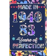 Nacario Made In 1940, 83 Rd Year Of Perfection: 83 Rd January Birthday Gifts For Women | Motivational Quote