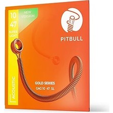 Nacario Pitbull Gold Akustik Gitar Teli Gag Sl 10-47 Super Light