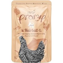 Nacario Pramy Jöle Içinde Ton Balıklı Tavuklu Yetişkin Maması, 70 Gram Tekli Paket