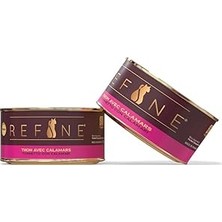 Nacario Refine Konservesi Kalamarlı Ton Balığı 85 gr