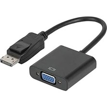 Nacario Fully PM-16261 Display Port Erkek To VGA Di̇şi̇ 10 cm Çevi̇ri̇c