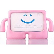 Nacario Galaxy Tab A 8.0 T290 T295 T297 Kılıf Çocuklara Özel Silikon Case Pembe