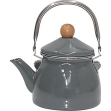 Nacario Pr Gray Emaye Demlik Kettle Küçük 1.1 Lt