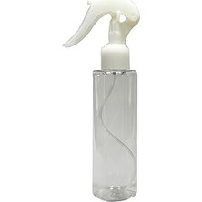 Nacario Alsun 100 Adet 250 ml Şeffaf Suluk Berber Kuaförler Için Boş Beyaz Sprey Pet Şişe