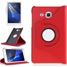 Nacario Constrain Galaxy Tab 4 T280 Zore Dönebilen Standlı Kılıf, Kırmızı