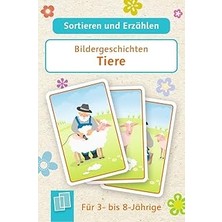 Nacario Bildergeschichten – Tiere: Für 3- Bis 8-Jährige (Sortieren Und Erzählen)