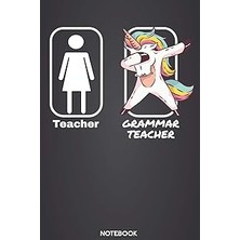 Nacario Teacher - Grammar Teacher Notebook: 6'x9' 120 Blank Pages - Calendar Journal | Christmas Present, B