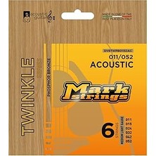 Nacario Mark Strings Twinkle Phosphor Bronze 11-52 Akustik Gitar Teli