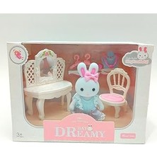 Nacario Bay Dreamy Mini Tavşan Oyun Seti - Makyaj Masası