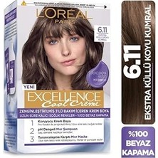 Nacario L'oréal Paris Excellence Cool Creme Saç Boyası - 6.11 Ekstra Küllü Koyu Kumral