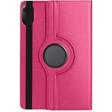 Nacario Zore Redmi Pad 2 2025 Zore Dönebilen Standlı Kılıf Pembe