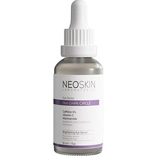 Nacario Neoskin Neo Dark Cırcle-Göz Altı Morluk Karşıtı, Aydınlatıcı Göz Altı Serumu (Kafein+Vitamin C/e+Gl