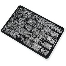 Nacario Nail Stamping Baskı Plakası Büyük Boy Xl F08