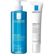 Nacario La Roche Posay Effaclar Gel Temizleyici 400ML + Effaclar Duo+ Unifiant Krem 40ML, Yağlı Ciltler Içi
