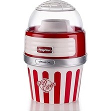 Nacario Ariete Party Time Servis Mısır Patlatma Makinesi Kırmızı 2957/00 - Popcorn Maker Xl, 2 Dakikada 60