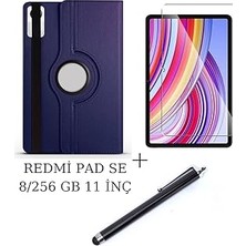 Nacario Constrain - Redmi Pad Se 11 Inç Standlı Dönebilen Tablet Kılıfı Ekran Koruyucu Ka