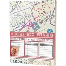 Nacario Mein Einzigartiges Xxl Reisetagebuch: 122 Seiten, Register, Kontakte / Neue Auflage Mit Reise Check