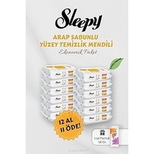 Nacario Sleepy Arap Sabunlu Yüzey Havlusu 12 Al 11 Öde Hediyeli