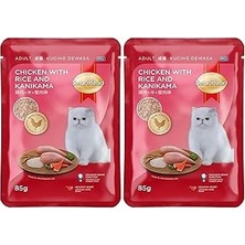 Nacario Smartheart Pouch Kanikama Tavuk Pirinçle 85 gr (2 Paketi)