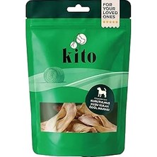Nacario Kito Kurutulmuş Kuzu Kulak Çiğnemelik Ödül Doğal, Glutensiz, Organik 100 gr