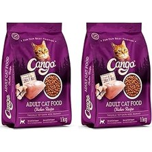 Nacario Cango Yetişkin Tavuk Etli 1 kg 2 Li