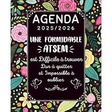 Nacario Independently Published Formidable Atsem: Agenda Maitresse Institutrice Maternelle, Nounou, Idée Ca