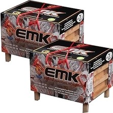 Nacario Emk Pratik Mangal Kömürü, 2 kg x 2 Adet, Barbekü Mangal Için