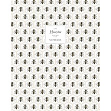 Nacario Honeybee Notebook - Ruled Pages - 8X10 - Large: (Honey Edition) Fun Notebook 192 Ruled/lined Pages