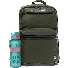 Nacario U.s. Assn. U.s. Polo. Assn. Unisex Okul Çanta Seti PLSET2413211,HAKI Tek Ebat
