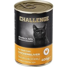 Nacario Challenge Konserve Tavuklu Ciğerli 400 gr