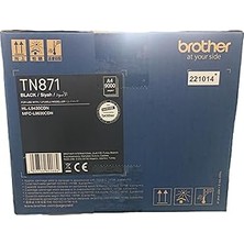 Nacario Brother TN-871 Standart Verimli Toner Kartuşu - Siyah Renk - ~ 9000 Sayfa Verim