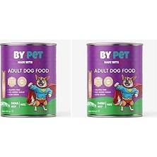 Nacario Bypet Dana Etli Yetişkin Yaş 1 Adet -400 Gram Konserve 2li Paket