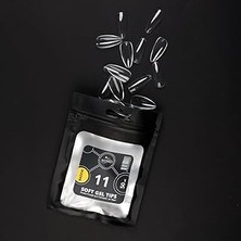 Nacario Gel Tips, Badem No:11, Tek Boy 50'li Yedek Paket