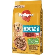 Nacario Pedigree Sığır Etli Sebzeli Yetişkin 12 kg